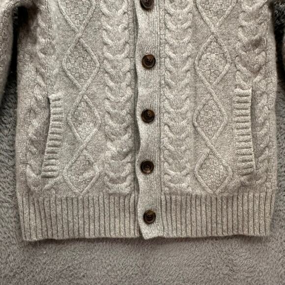 Brooks Brothers Women's Small 80% Wool Button Up Cardigan Sweater Mock Neck - Picture 3 of 10